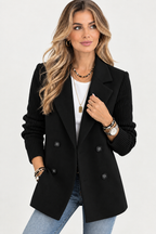 Falero | Dames Blazer met Gebreide Mouwen — Elegant en Warm