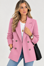 Falero | Dames Blazer met Gebreide Mouwen — Elegant en Warm